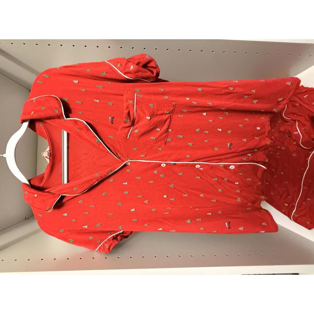 Eberjey Red Pajama Set - Size Large